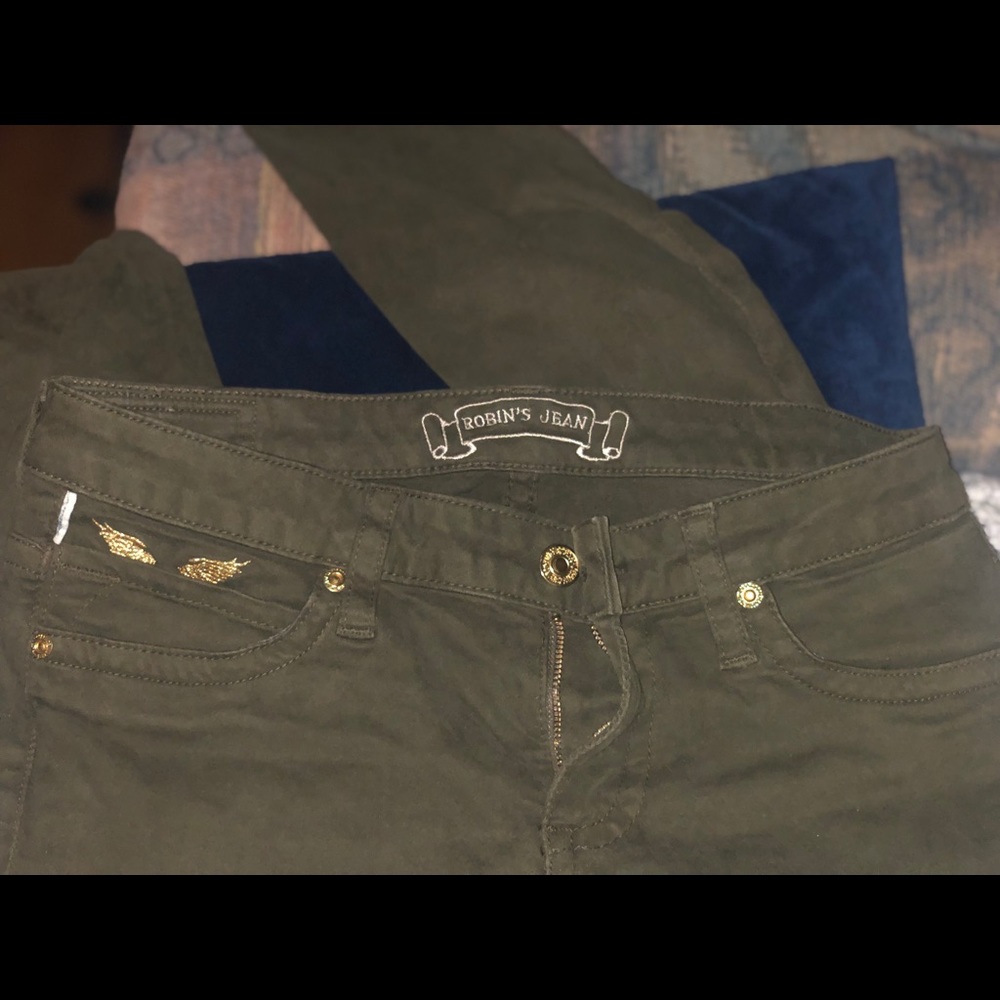 Barely worn Robyn jeans with wing detail.